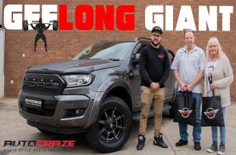 FORD RANGER COUPLER BLACK MACHINED WITH DARK TINT